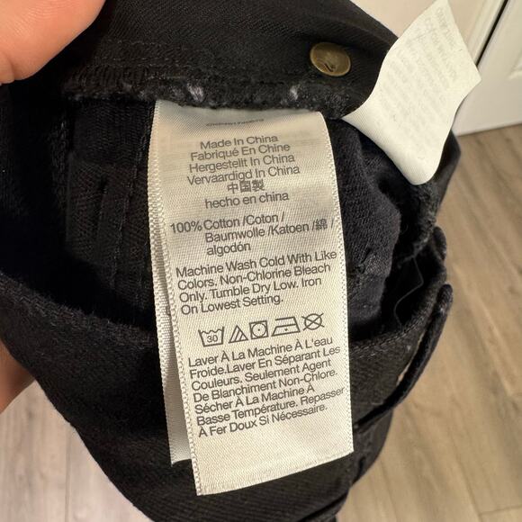 Madewell Alexa Chung High Rise Straight Denim Jeans US Women's 25 - Picture 4 of 7